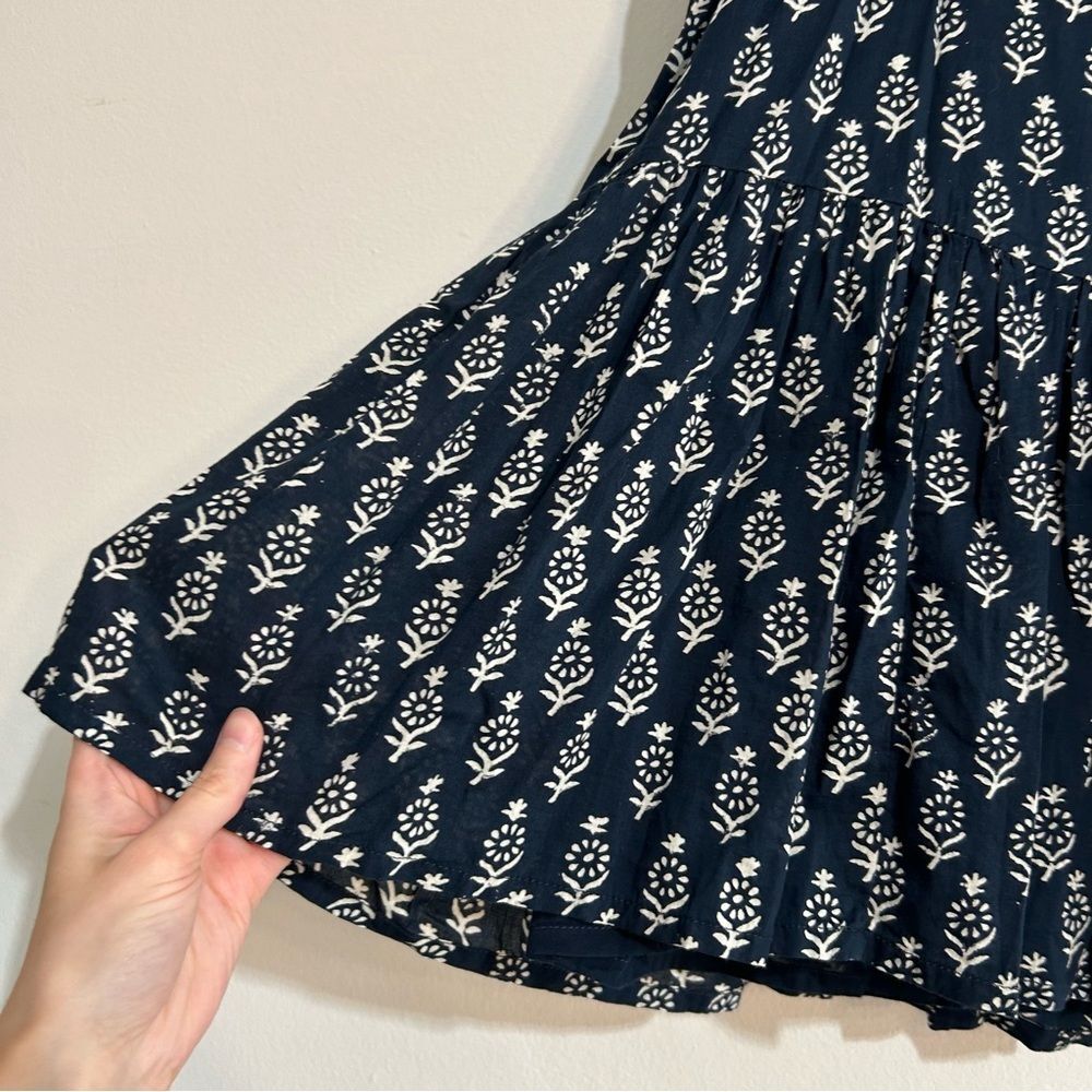 Emerson Fry India Collection Isla Dress 2 Marguerite Blue Organic Size XS/Small - Picture 3 of 14